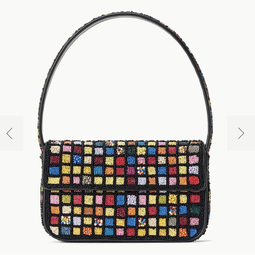 STAUD TOMMY BEADED BAG